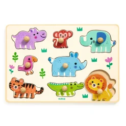 PUZZLES GROS BOUTONS : Hippo n Co - Djeco