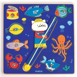 PUZZLES RELIEF : Puzz & fish Color - Djeco