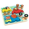 PUZZLES RELIEF : Puzz & roll Color - Djeco