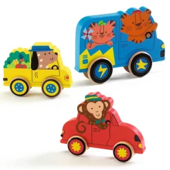 PUZZLES RELIEF : Puzz & roll Color - Djeco