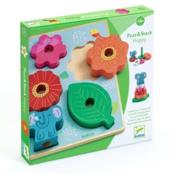 PUZZLES RELIEF : Puzz & Stack Happy - Djeco
