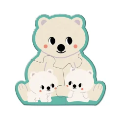 Puzzles évolutifs de 2 à 6 pièces : Animaux - Partenariat WWF® - Janod