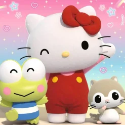 Puzzles 3x49 pièces : Hello Kitty - Aventures à Cherry Town - Ravensburger