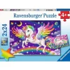 Puzzles 2x24 pièces : Licorne et Pégase - Ravensburger