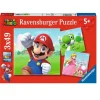 Puzzles 3x49 pièces - Super Mario - Ravensburger