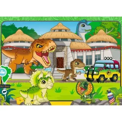 Puzzles 2x24 pièces - Vivre en terre sauvage / Jurassic World Explorers - Ravensburger