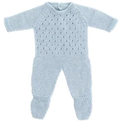 Pyjama en tricot bleu pour poupées de 38cm - Miniland