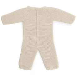 Pyjama en tricot couleur lin pour poupées de 38cm - Miniland