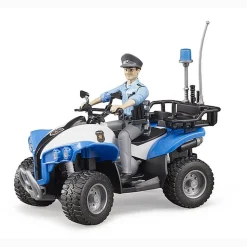 Quad Police avec personnage - Bruder