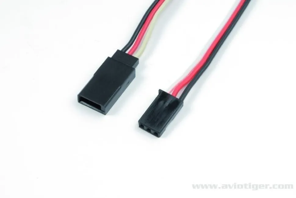 Rallonge Futaba 22AWG (0.64mm diam - 0.326mm2 sect) - 15cm - (1 pc) - Gforce