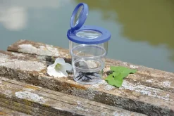 Récipient bleu loupe télescopique - Eduplay