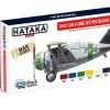 Red Line Set (6 pcs) Early USN & USMC Section Colours paint set - HATAKA - Hataka