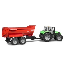 Remorque basculante semi-ronde à essieu tandem Krampe - Bruder