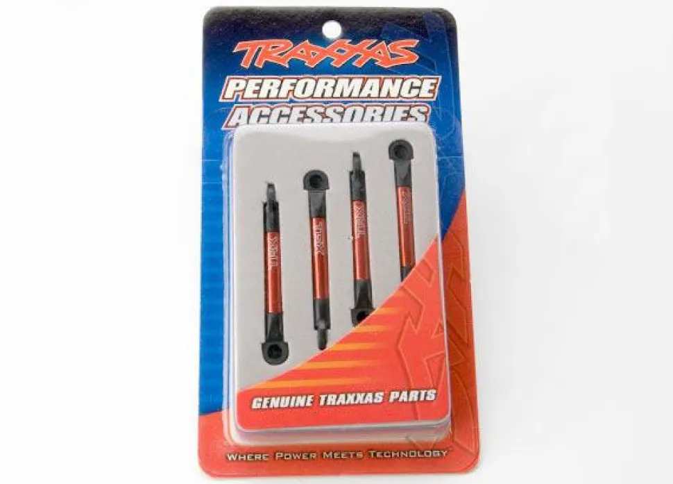 Renforts De Chassis Alu Anodises Rouge (4) - Traxxas