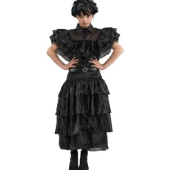 Robe de bal noire - Mercredi™ - Fille - RueDeLaFete