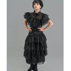 Robe de bal noire - Mercredi™ - Fille - RueDeLaFete