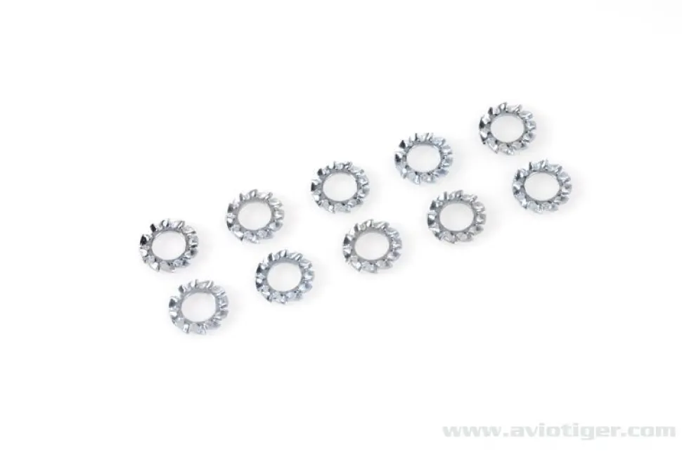 Rondelles Bloquant M4 Acier (10) - GF-0155-003 - Gforce