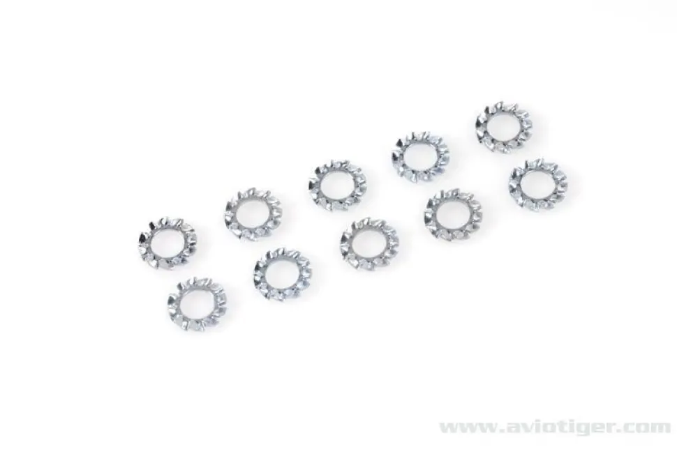 Rondelles Bloquant M2 Acier (10) - GF-0155-001 - Gforce