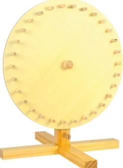 Roue de la chance diam. 30 cm + 5 cartons blancs pr prénoms - Eduplay