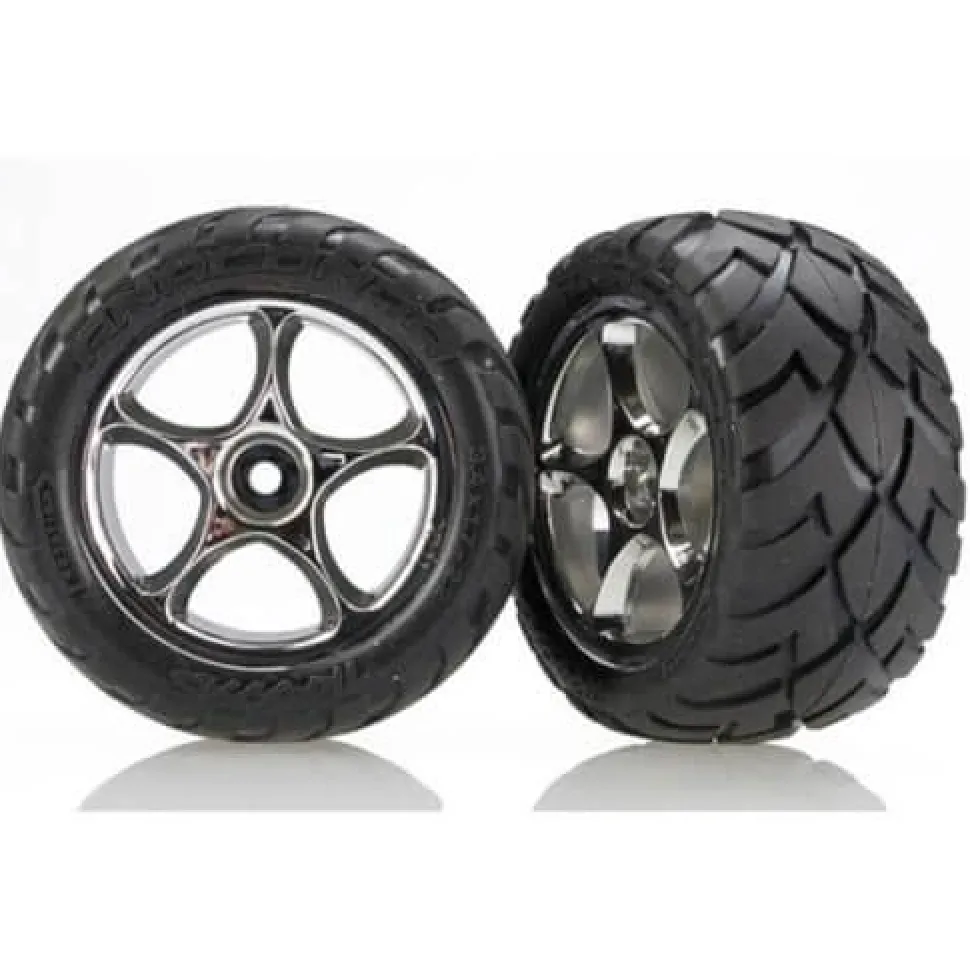 Roues Arriere Montees Anaconda 2.2 Pour Bandit (2) - Traxxas