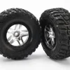 Roues Avant Montees Collees Kumho Pour 4X2 (2) - Traxxas