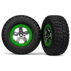 Roues Montees Collees Sct Pour 4X4 Av/Arr-4X2 Arriere (2) - Traxxas