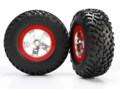 Roues Montees Collees Ultra Soft Pour 4X4 Avant/Arriere-4X2 Arr (2) - Traxxas