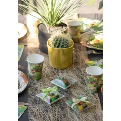 Ruban naturel Coton 10 mm Marine - RueDeLaFete