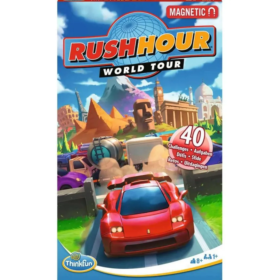 Rush Hour World Tour : Jeu de logique Magnétique - Ravensburger