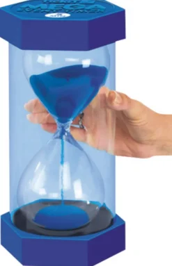 Sablier giga 30 cm, 15 min bleu - Eduplay