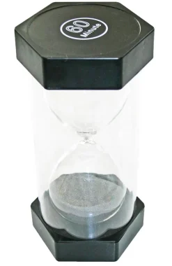 Sablier giga 30 cm, 60 min noir - Eduplay