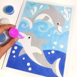 Sablimage Poissons et Dauphins - Sentosphère