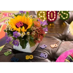 Sachet de 10 Confettis 80'S en bois années 80 - RueDeLaFete