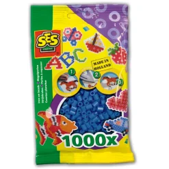 Sachet de 1000 perles Technique à repasser : Bleu foncé - SES Creative