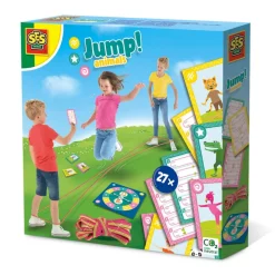Sauts à l’élastique : Jump! Animals : défis avec des cartes - SES Creative