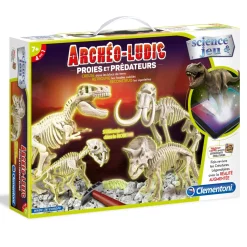 Science et jeu : Archéo-ludic : Proies et Prédateurs Phosphorescent - Clementoni