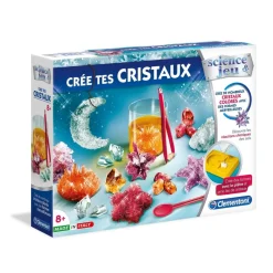 Science et jeu : Crée tes cristaux - Clementoni