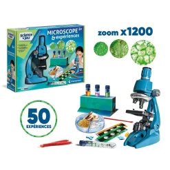 Science et jeu : Microscope et expériences - Clementoni