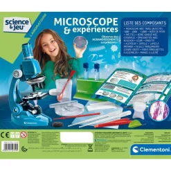 Science et jeu : Microscope et expériences - Clementoni