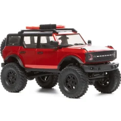 SCX24 2021 Ford Bronco 4WD Truck Brushed RTR 1:24 Rouge - Axial