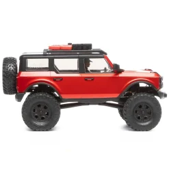 SCX24 2021 Ford Bronco 4WD Truck Brushed RTR 1:24 Rouge - Axial