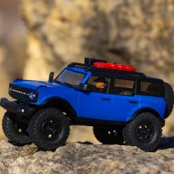 SCX24 2021 Ford Bronco 4WD Truck Brushed RTR 1:24 Bleu - Axial