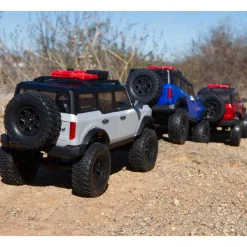 SCX24 2021 Ford Bronco 4WD Truck Brushed RTR 1:24 Bleu - Axial