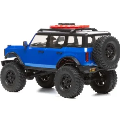 SCX24 2021 Ford Bronco 4WD Truck Brushed RTR 1:24 Bleu - Axial