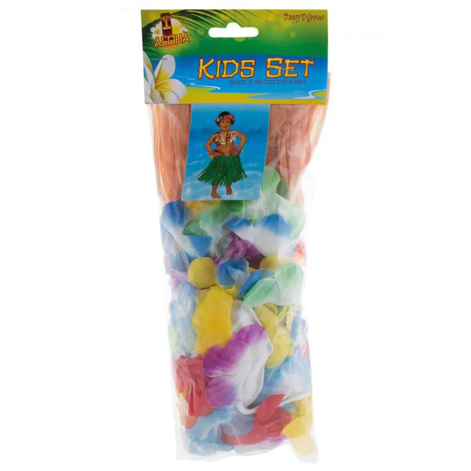 Set 4 Accessoires Hawaï : Enfant - RueDeLaFete