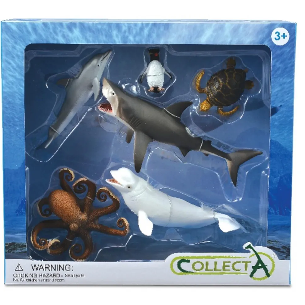 Set 6 figurines Animaux marins - Figurines Collecta