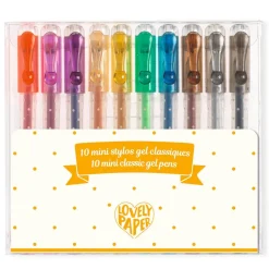 Set 10 mini stylos gel classique - Djeco