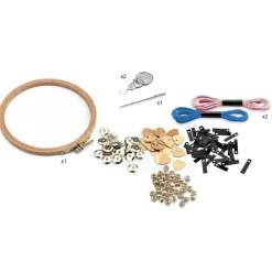 Set créatif : Broderie : Fashion cocktail - Djeco