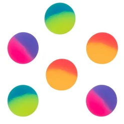 Set de 18 Balles rebondissantes - Diamètre 3 cm - RueDeLaFete