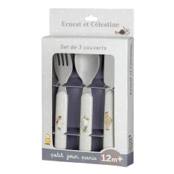 Set de 3 couverts : Ernest et Célestine - Petit Jour Paris